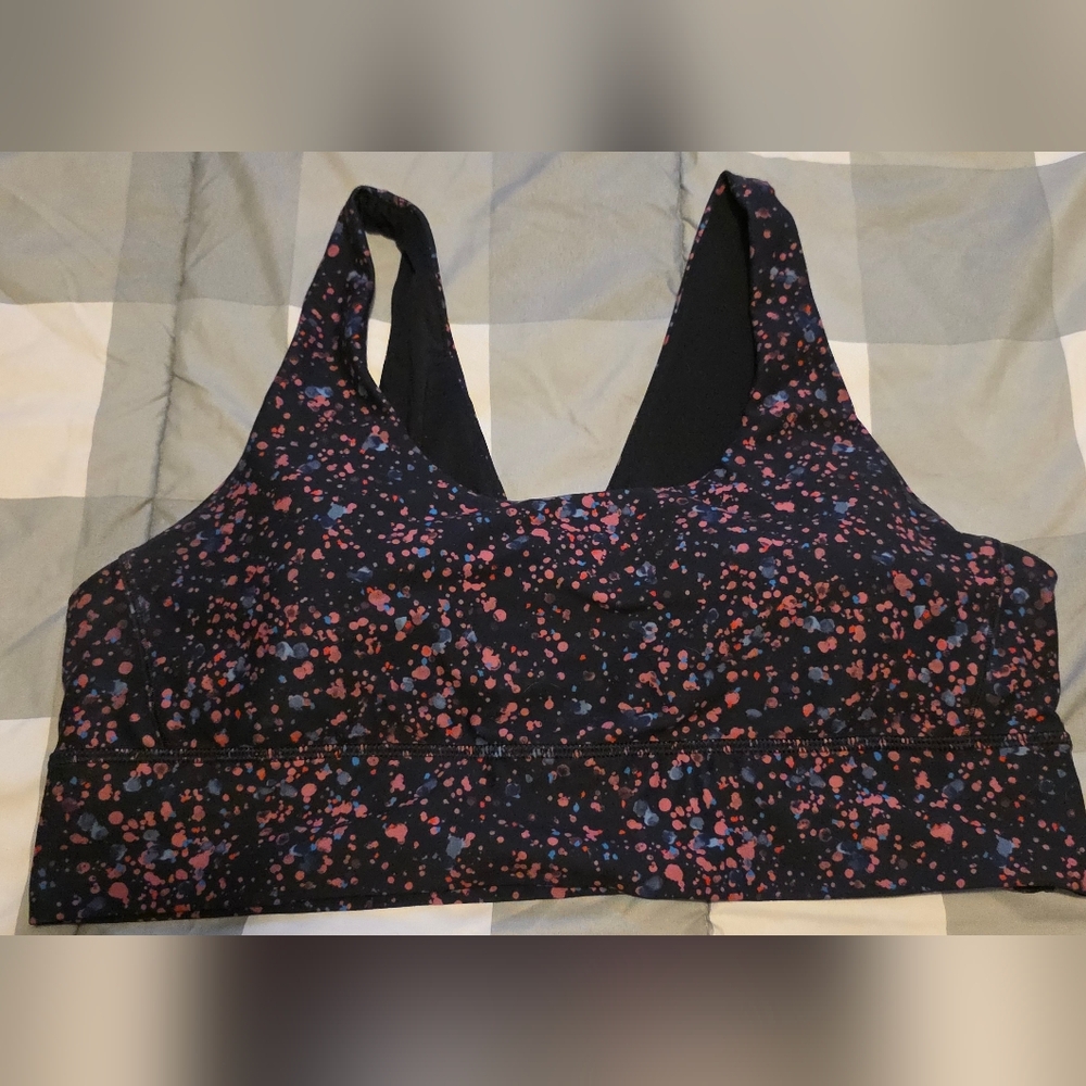 XXL HYBA Pulse Women's Black and Pink Sports Bra